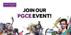 Join our virtual PGCE Open Evening: Monday 13 June, 6-7pm GMT