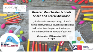 ESRC GM Schools Share and Learn Event