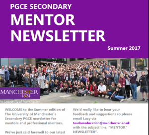 Mentor Newsletter – Summer 2017